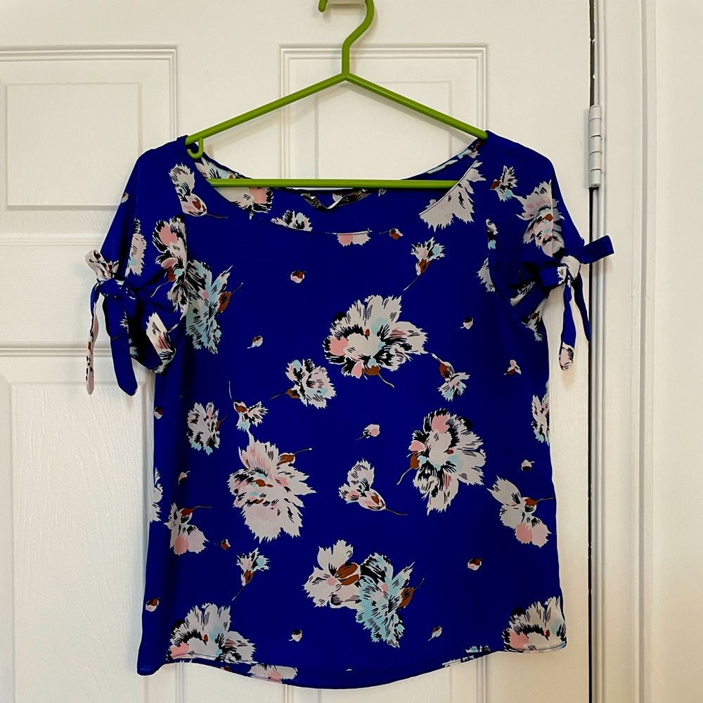 Blue Zara  top small